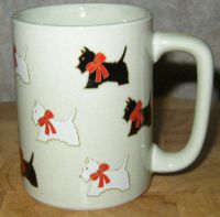 Otagiri SCOTTIE DOGS Coffee Mug JAPAN